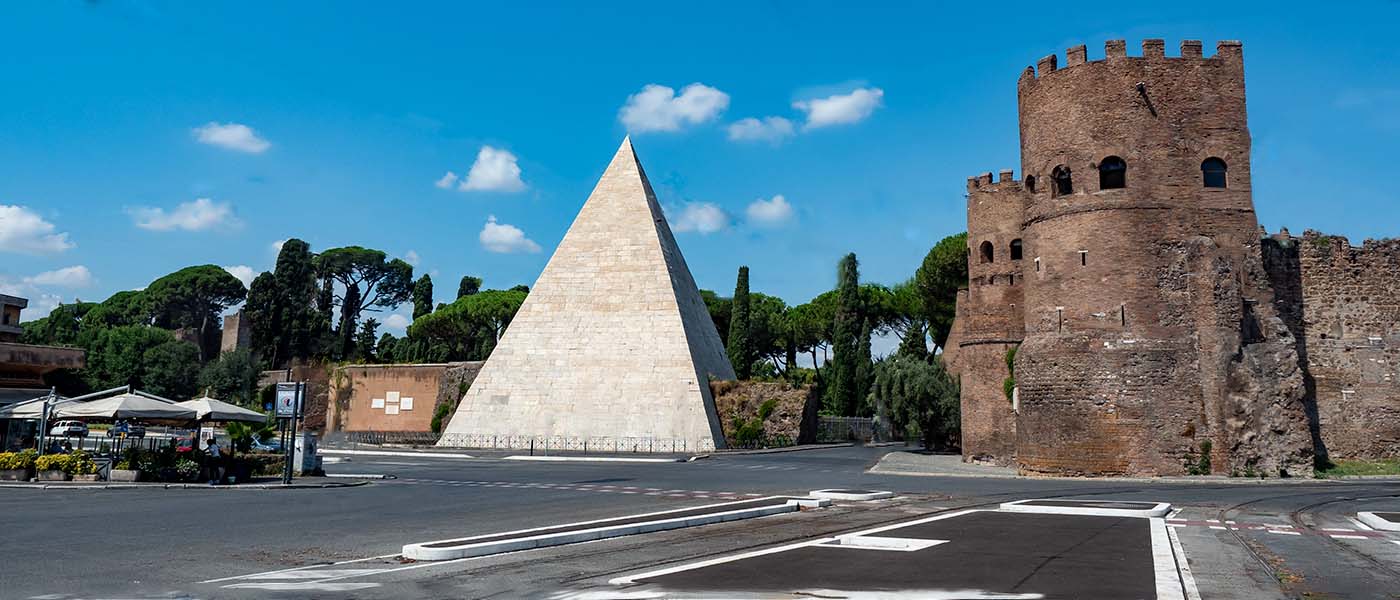 Pyramid of Caius Cestius Wheelchair Rome Accessible Tours